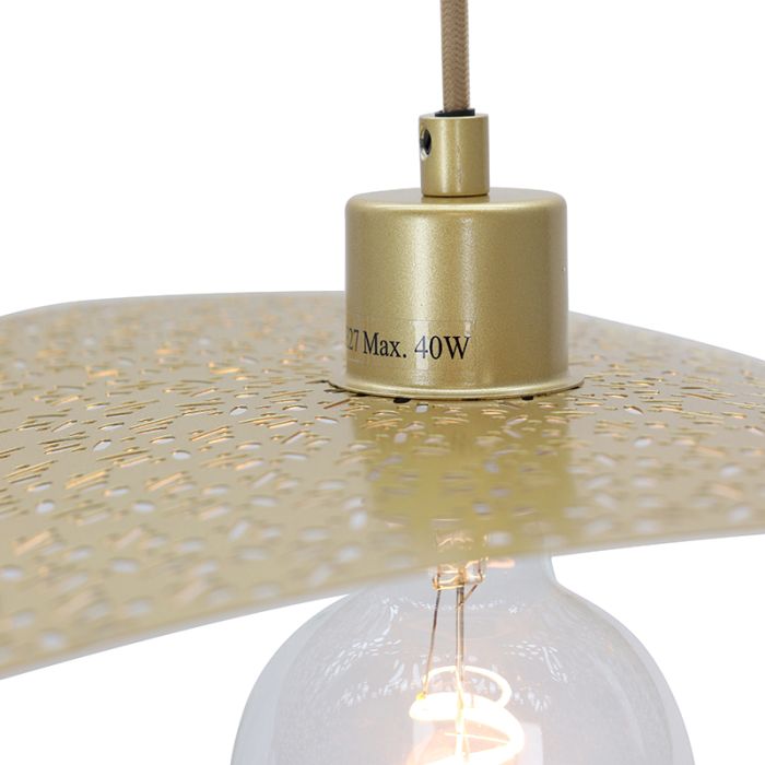 Design pendant light brass, Sienna