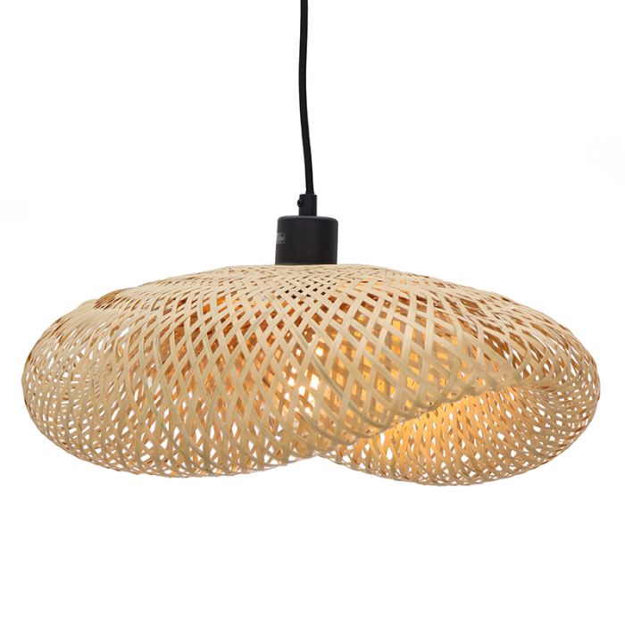 Bamboo pendant light brown, Sezen