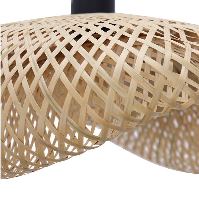 Bamboo pendant light brown, Sezen