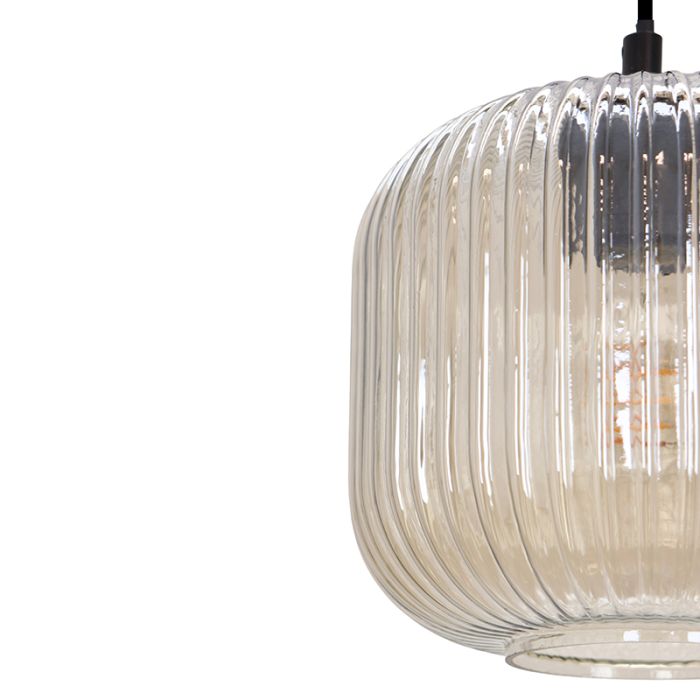 Design pendant light amber, Charlois