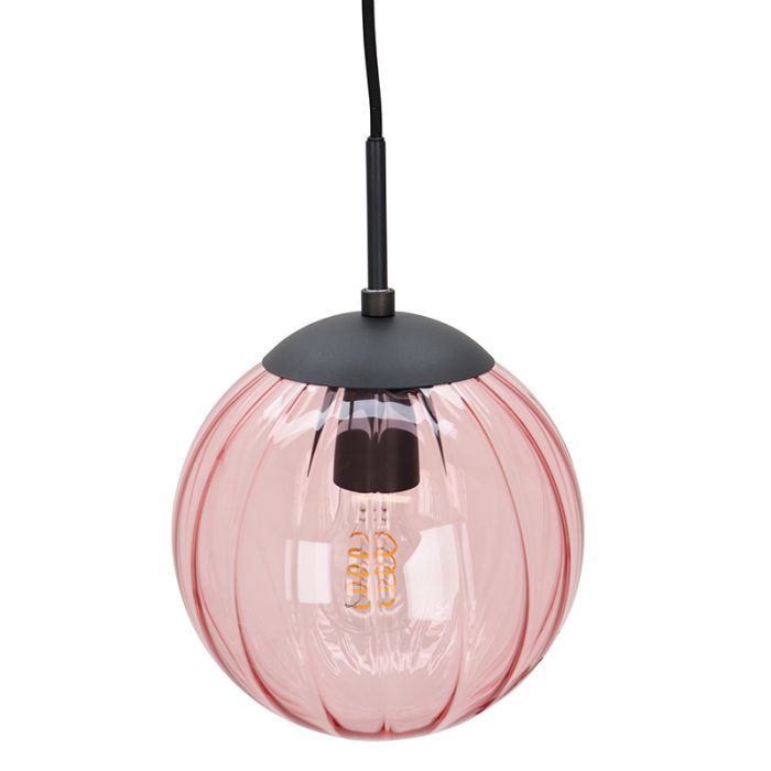 Retro pendant light pink, Rifka