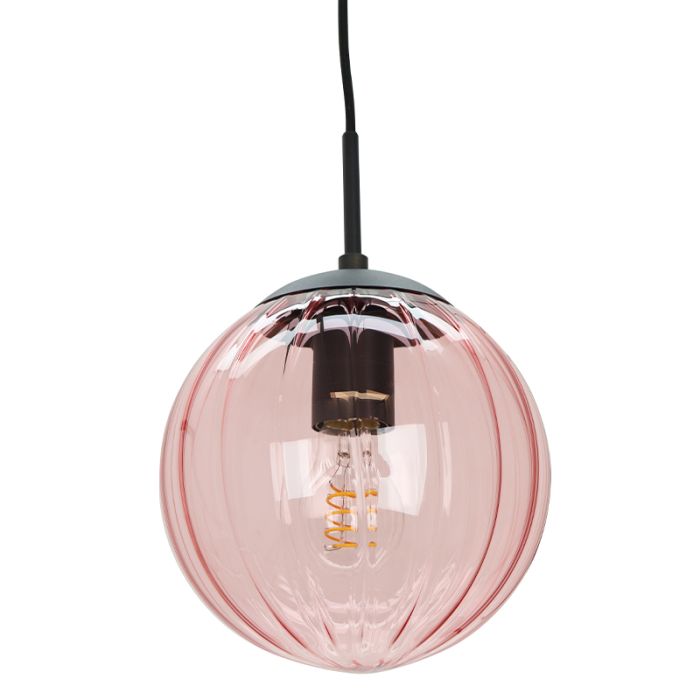 Retro pendant light pink, Rifka