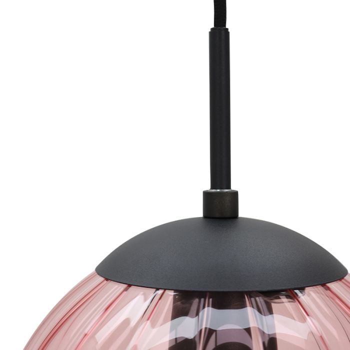 Retro pendant light pink, Rifka