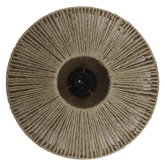 Rustic wall light brown, Sanny, with switch