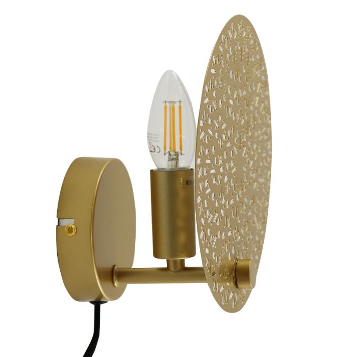 Design wall light brass, Sienna