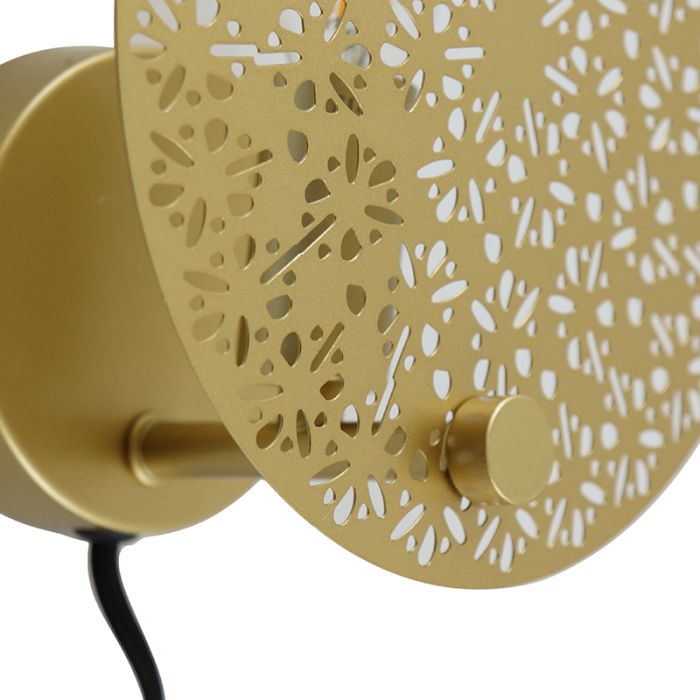 Design wall light brass, Sienna