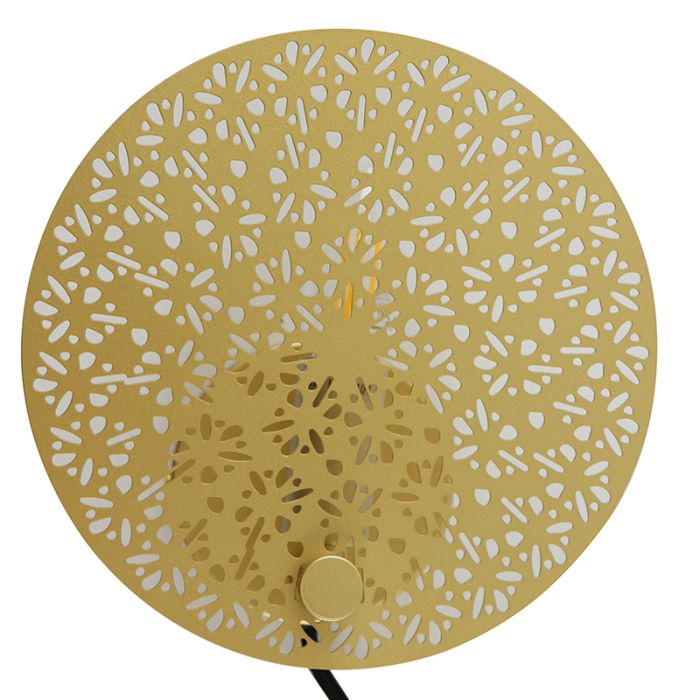 Design wall light brass, Sienna