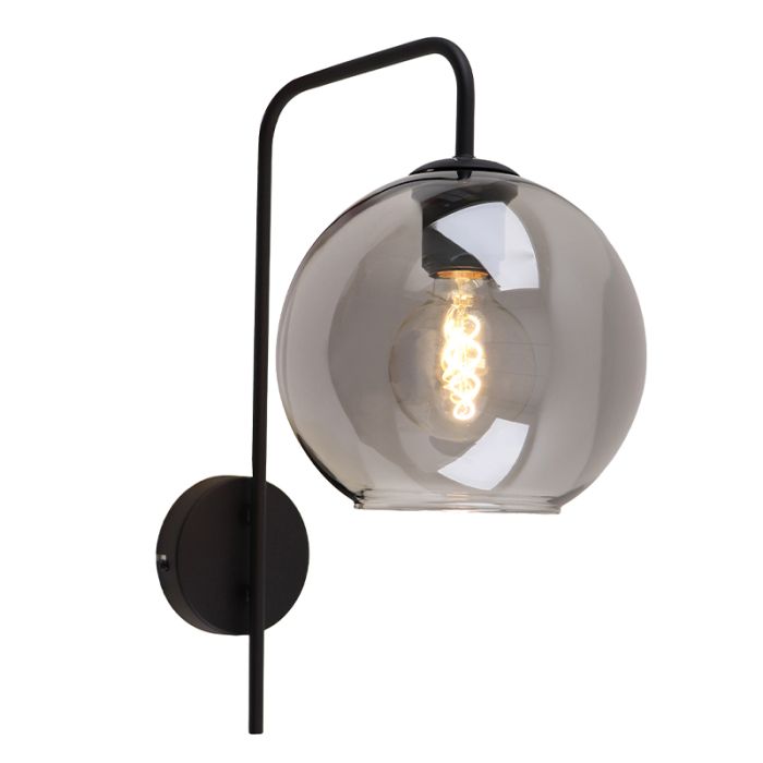 Design wall light grey, Giada, with switch