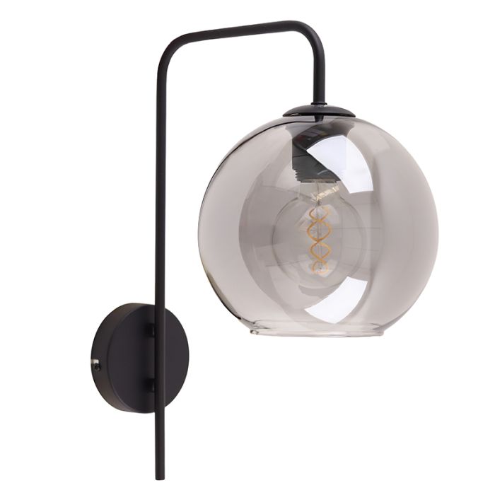 Design wall light grey, Giada, with switch