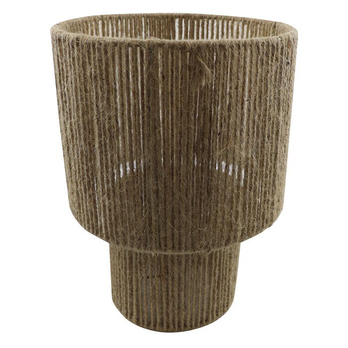 Rustic table lamp brown, Sanny, with switch