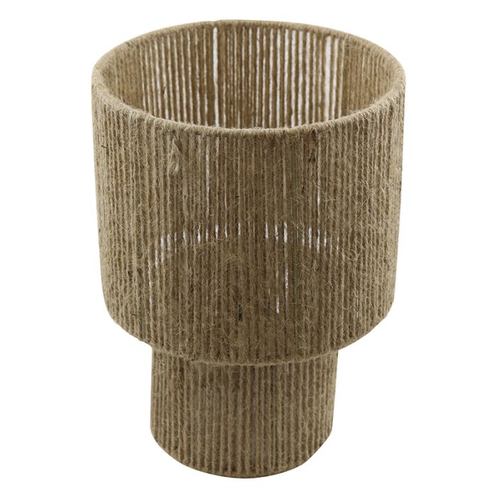 Rustic table lamp brown, Sanny, with switch