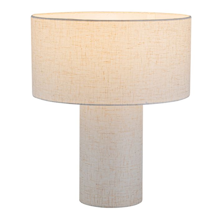 Modern table lamp beige, Timmy, with switch