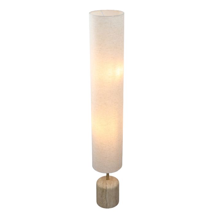 Modern floor lamp beige, Ghislaine, with switch