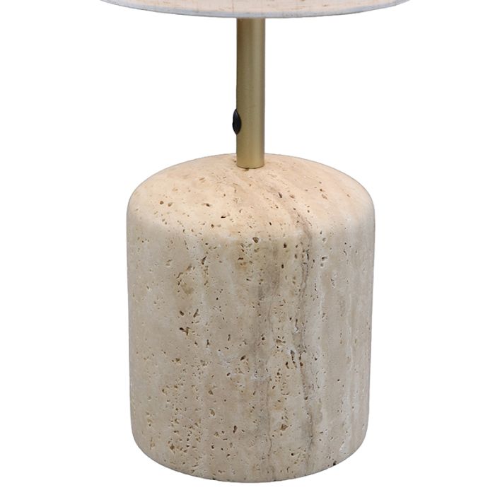 Modern floor lamp beige, Ghislaine, with switch