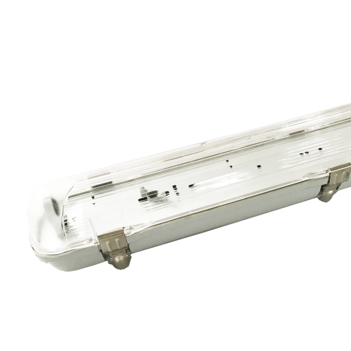4ft LED Tube Light Fitting - Dura - For 1 Tube Light - IP65