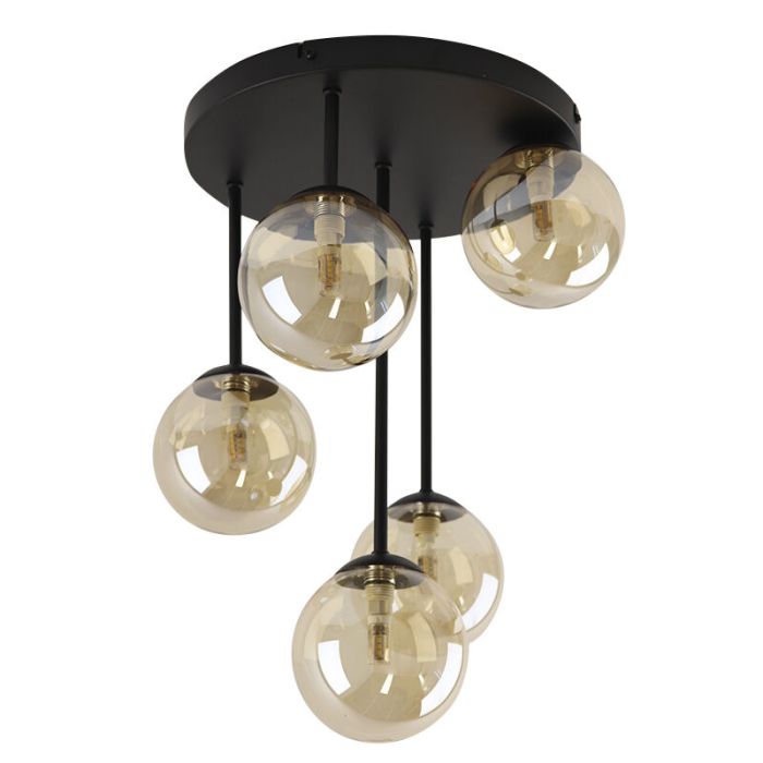 Design ceiling light amber, Stacy