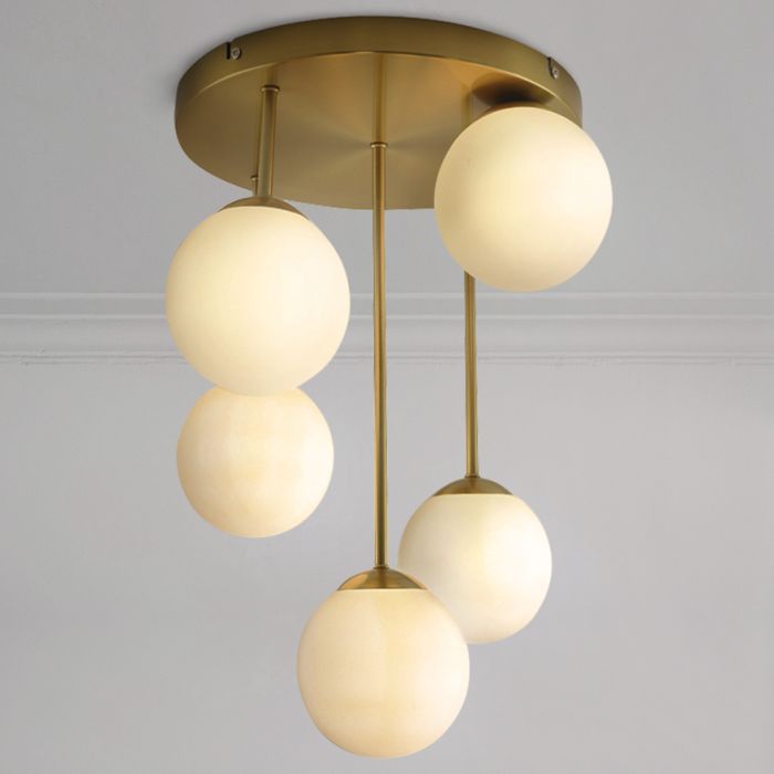 Design ceiling light brass, Stacy