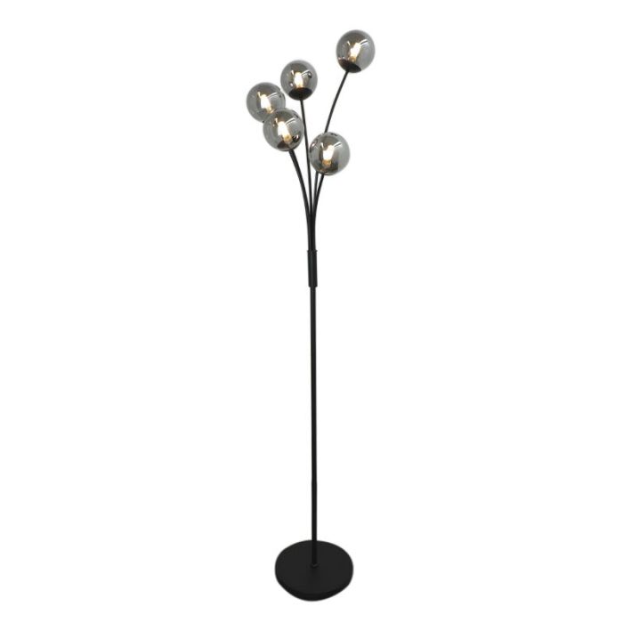 Design floor lamp grey, Stacy, with switch