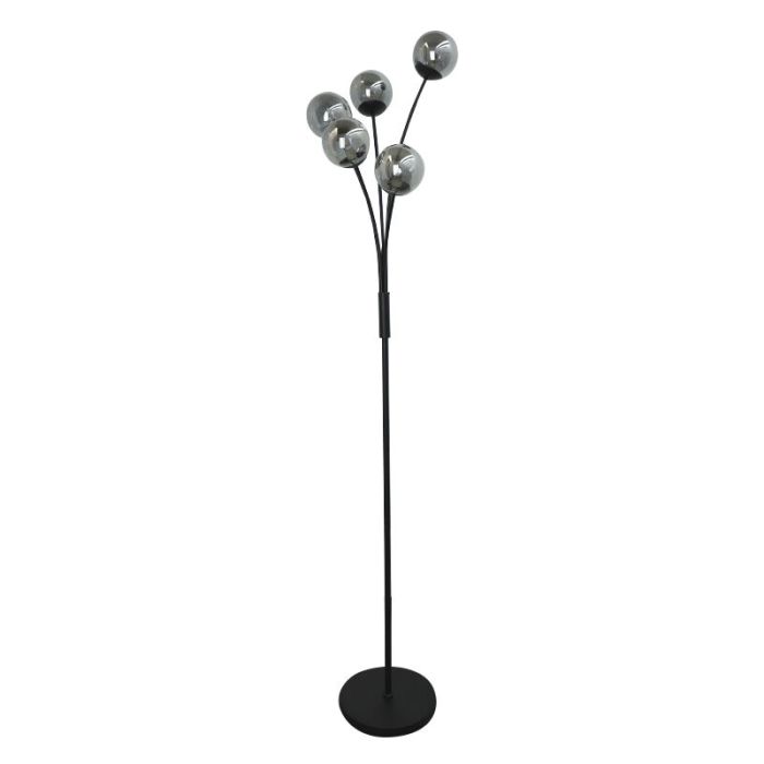 Design floor lamp grey, Stacy, with switch