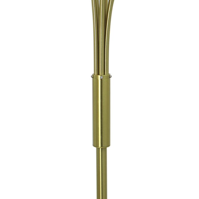 Design floor lamp brass, Stacy, with switch