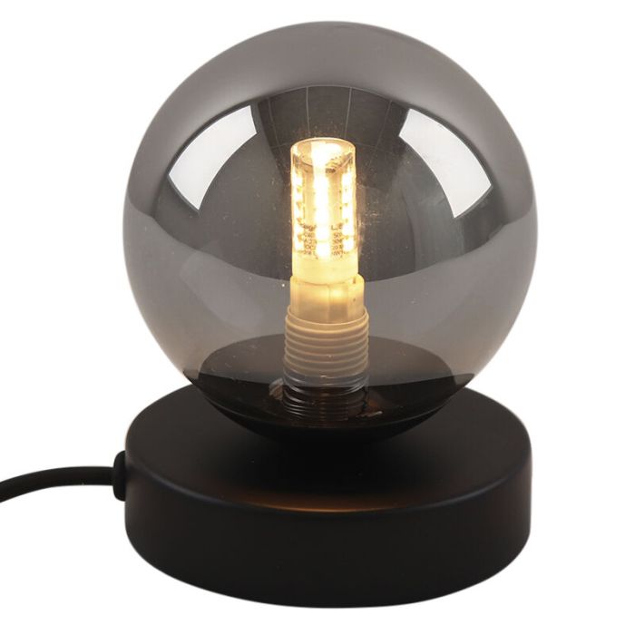Design table lamp grey, Stacy, with switch
