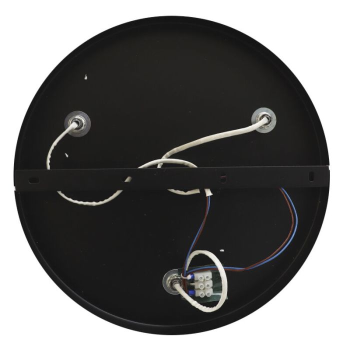 Aluminium ceiling light black, Swen
