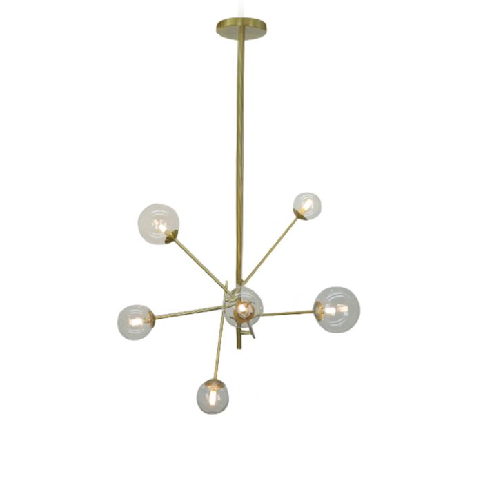 Design pendant light gold, Kaily