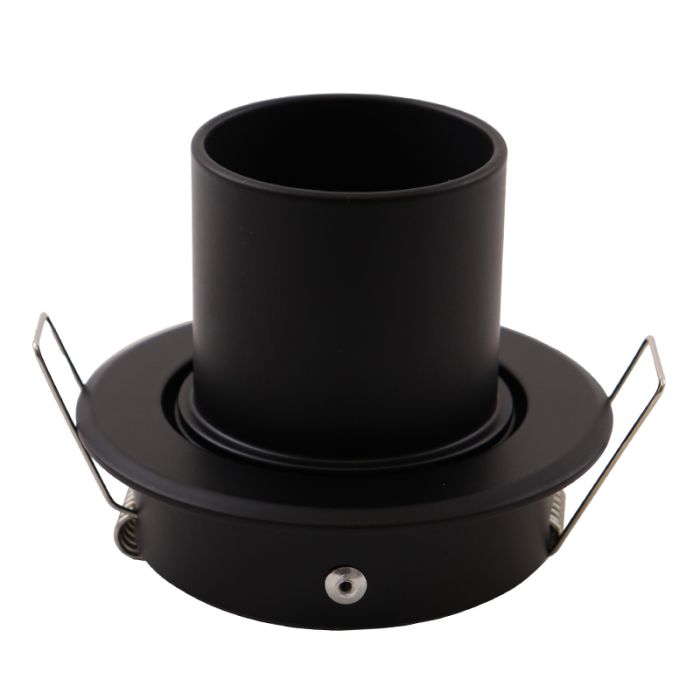 Aluminium recessed light black, Janna