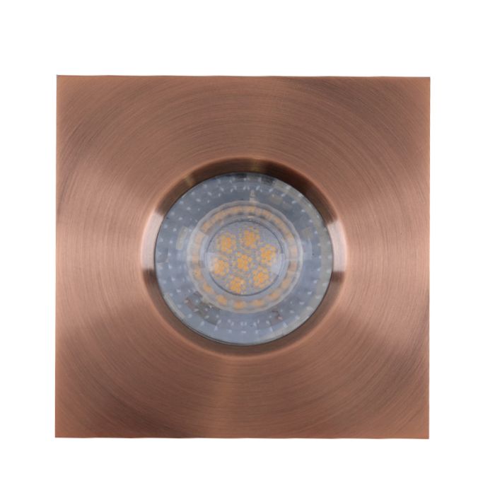 Modern bathroom recessed downlight copper, Jule, IP65