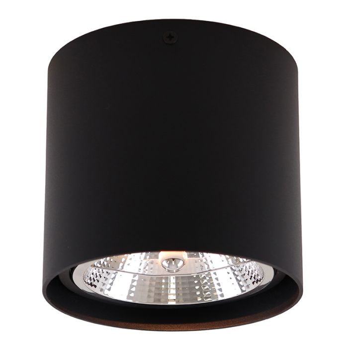 Modern surface mounted downlight black, Mario