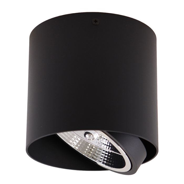 Modern surface mounted downlight black, Mario