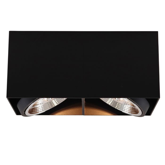 Modern surface mounted downlight black, Mario