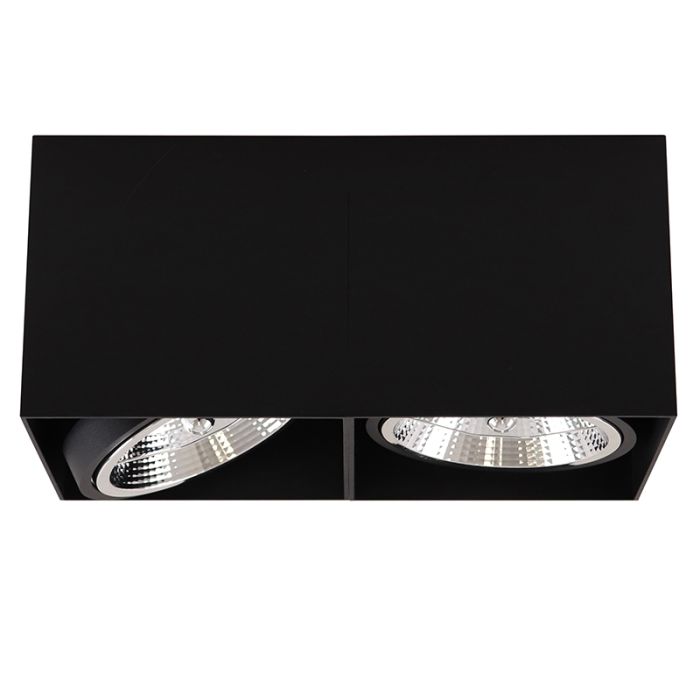 Modern surface mounted downlight black, Mario