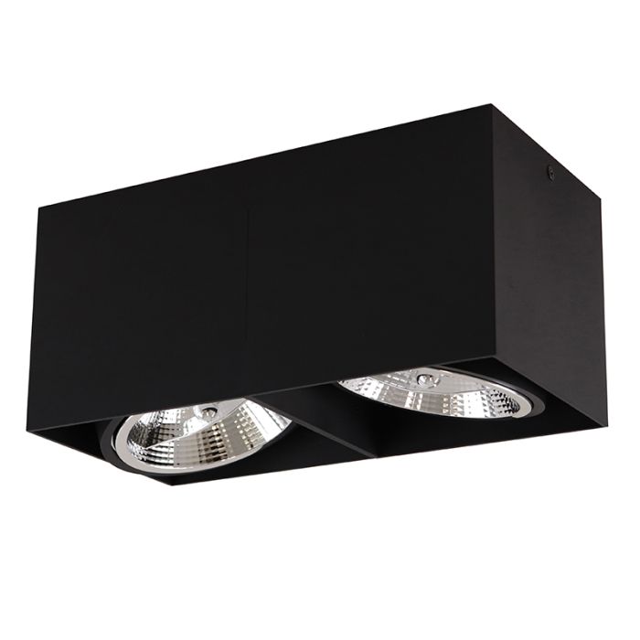Modern surface mounted downlight black, Mario
