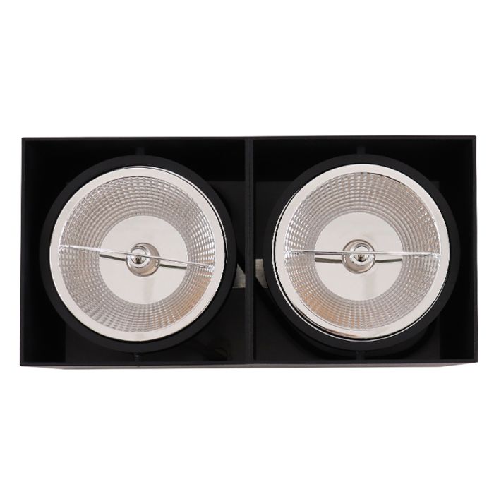Modern surface mounted downlight black, Mario