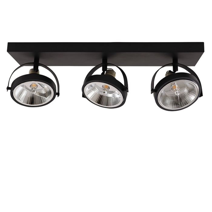 Modern ceiling light black, Morris