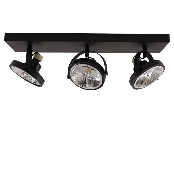 Modern ceiling light black, Morris