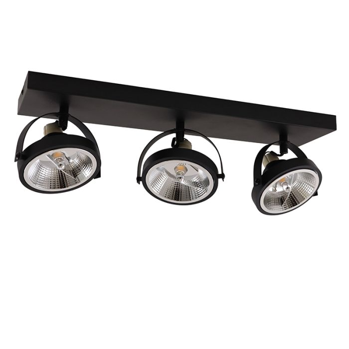 Modern ceiling light black, Morris