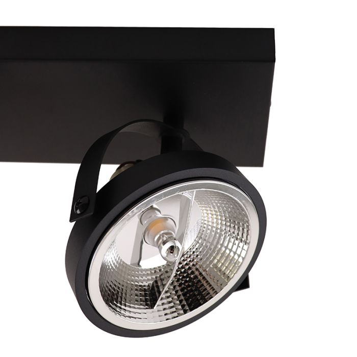 Modern ceiling light black, Morris