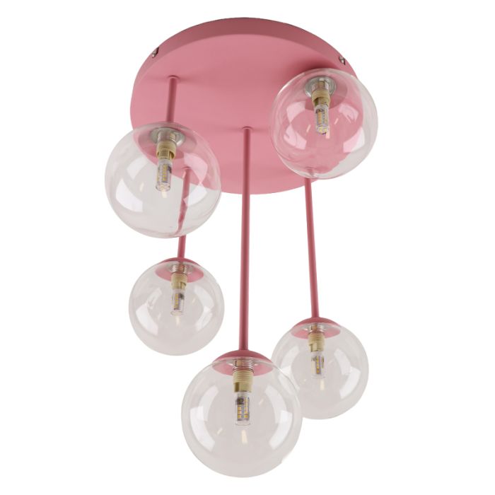 Design ceiling light pink, Stacy