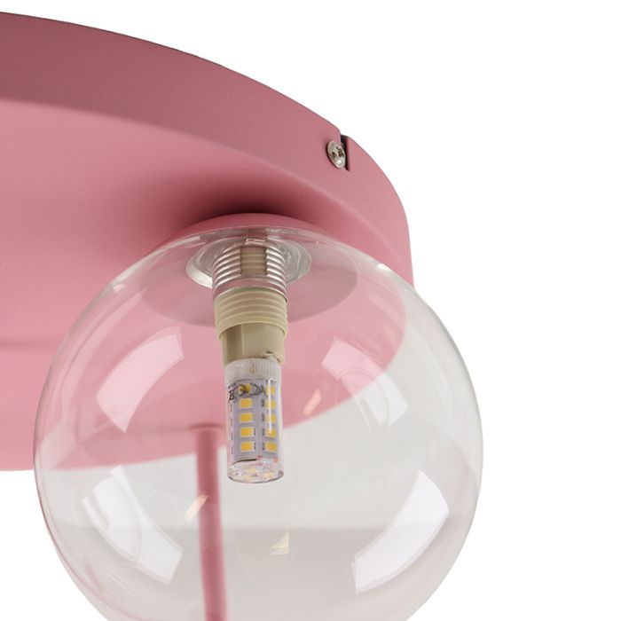 Design ceiling light pink, Stacy