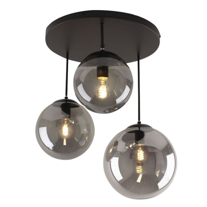 Design ceiling light black, Dolf