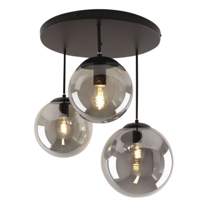 Design ceiling light black, Dolf