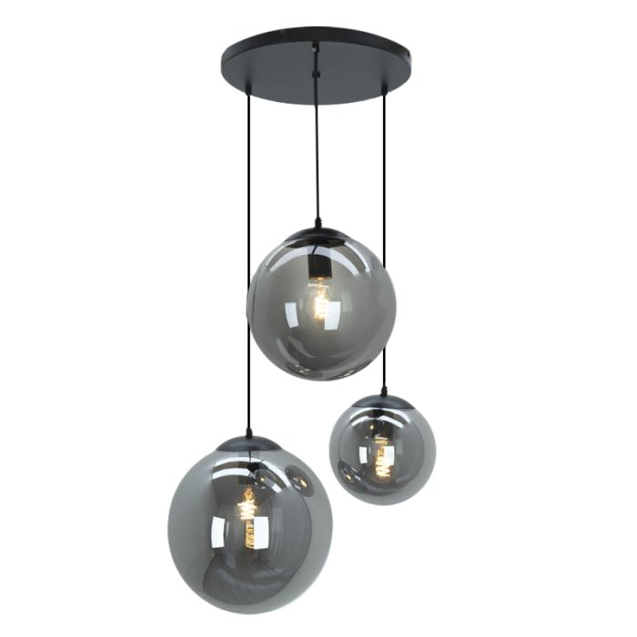 Design pendant light black, Dolf