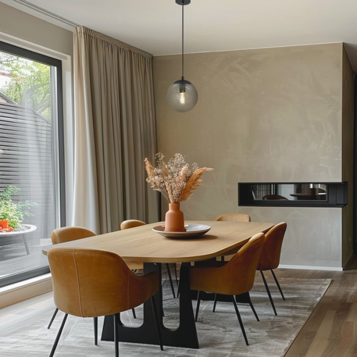 Design pendant light black, Dolf