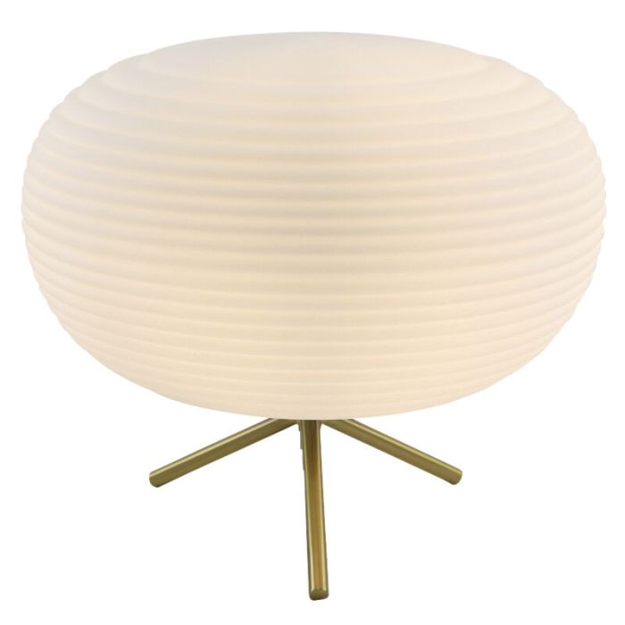 Modern table lamp white, Davide, with switch