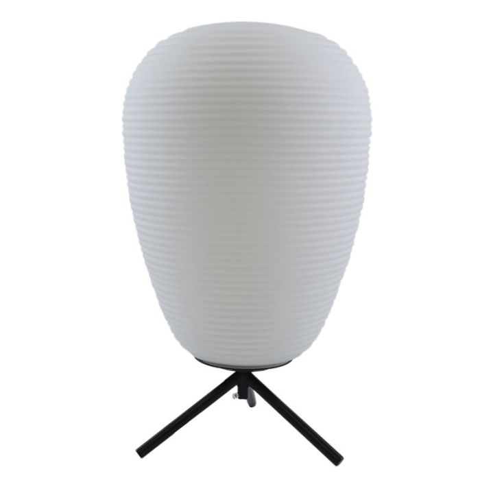 Modern table lamp white, Davide, with switch