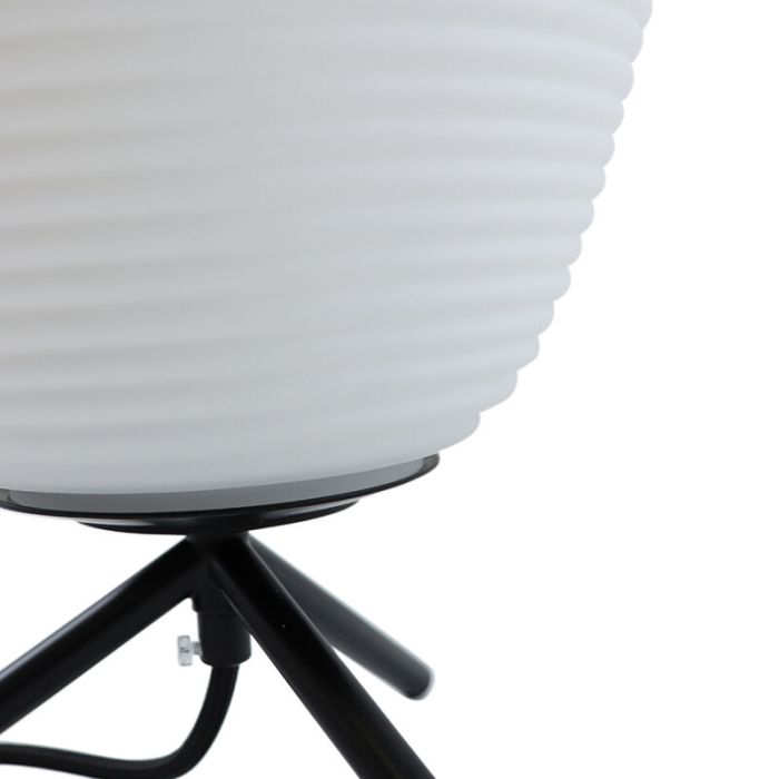 Modern table lamp white, Davide, with switch