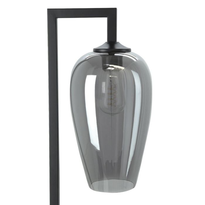 Design floor lamp grey, Andy, with switch