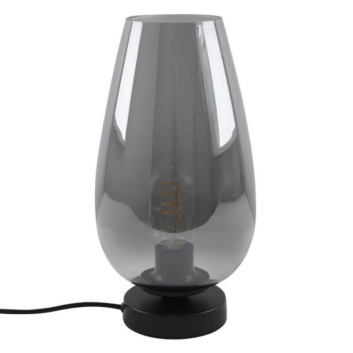 Design table lamp grey, Andy, with switch